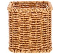 KAILIKETIY Desktop Pencil Holder Plastic Pen Organizer Seaweed Weave Basket Design for Office, School, Home and Hotel Use