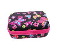 KAILIKETIY Diamond Storage Box and Embroidery Rhinestones Container 15 Compartments, Black Bottles, Portable Painting Accessory Bag for Craft and DIY Storage