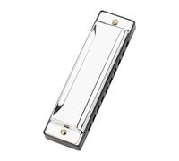 KAILIKETIY Diatonic Harmonica Key of C Tones Blues Harp Stainless Steel Musical Instrument for Adults Beginners Professionals Ergonomic Comfort Electroplated Finish Compact Stylish Mouth