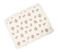 KAILIKETIY Double Cotton for Newborns Soft Breathable Muslin Wrap with Boho Tassel Fringe Lightweight Receiving Throw for Boys and Nursery and Stroller Cover