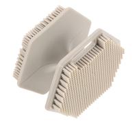 KAILIKETIY Double Sided Silicone Face Wash Brush Facial Cleansing Exfoliating Scrubber for All Skin Types Deep Cleansing Pore Removing Versatile Use with Cleansers Grey Color