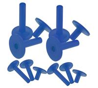 KAILIKETIY Drum Plastic the Service Life Extends, Protects Appearance Stand 12pcs Blue Cymbal Replacement Sleeves for Kit Stylish Accessory for Musicians