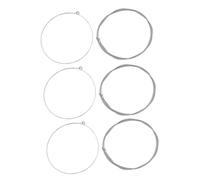 KAILIKETIY Electric Guitar Strings Set Stainless Steel 6pcs Medium Gauge Replacement Strings for Electric Guitars Suitable for Rock and Blues Guitarists