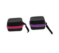 KAILIKETIY Essential Oil Storage Bag Capacity Eva Material Portable Travel Organizer for Essential Oil Bottles Lightweight and Scratch for Toiletries and Cosmetics The Go Random Color