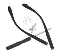 KAILIKETIY Eyeglass Arm Replacement, Replacement Eyeglasses Temples, Universal Glasses Temple, Black Tr90, Matte Finish, Wear-resistant, Lightweight, Comfortable, for Sunglasses