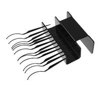KAILIKETIY False Lash Applicator Tool Black Lash Display Stand with Sl esign 12 Sticks for Efficient Lash Storage Personal Makeup Area Organizer
