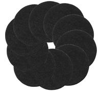 KAILIKETIY Fireproof Incense Burner Pads Heat Resistant Insulated Mats 10pcs Lightweight Carbon Fiber and Aluminum Foil Material for Bedroom and Hotel Use
