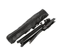 KAILIKETIY Folding Music Stand Holder Height Metal Tripod Stand for Easy Carrying Lightweight and Durable for Instrumental Performances and Practice Black