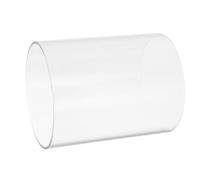 KAILIKETIY Glass Candle Holder Sleeve 4x4 Inch Bottomless Hurricane Tube Cylinder Candle Chimney Cover for Parties and Centerpieces
