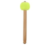 KAILIKETIY Green Head Drum Stick Wood Material Mallet Tip for Percussion Performance Musical Instrument Accessories Snare Drum Stick Instrument Tool