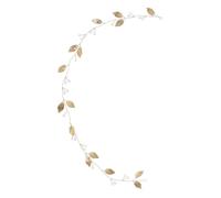 KAILIKETIY Hair Comb Hair Accessories Alloy Leaf Handwork Bridal Headwear for Bride Woman