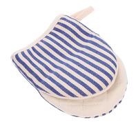 KAILIKETIY Heat Resistant Oven Glove Set Microwave Oven Mitt Blue Cotton Comfortable Flexible Kitchen Mitts for Home Kitchens Cooking