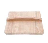 KAILIKETIY Japanese Tamagoyaki Pan Lid Wooden Replacement Lid for Omelette Frying Pans Retro Style Dustproof Cooking Cover for Home Kitchen Use