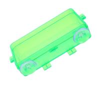 KAILIKETIY Large Green Reptile Feeding Bowl with Suction Cups for Bearded Dragon Chameleon Gecko Turtle Tank Accessories Reptile Water Dish and Pet Worm Feeder