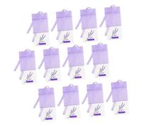 KAILIKETIY Lavender Scented Sachet Bag Set 15pcs Empty Fragrance Bags for Hanging in Wardrobe Cotton Gauze Material Moth Protection Light Purple