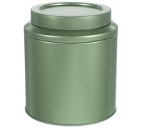 KAILIKETIY Light Green Tinplate Tea Caddy with Airtight Lids for Loose Tea Storage Not Easy to Break Suitable for Beans and Kitchen Organisation