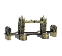 KAILIKETIY London Tower Bridge Model Sculpture Architectural Desktop Ornament Alloy Bronze Finish Tabletop Decoration Home Decor