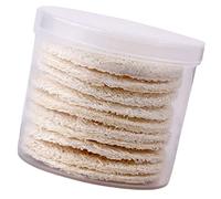 KAILIKETIY Loofah Makeup Puff 10pcs Reusable Facial Cleansing Pads Exfoliating round Makeup Remover Puff for Women Daily Face Washing and Skincare