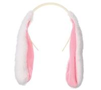 KAILIKETIY Lop Rabbit Hair Accessories for Party and Carnival White Bunny Ears and Tail Fashionable Boys and Girls Headband Decorative Headgear