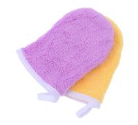 KAILIKETIY Makeup Remover Gloves and Cleansing Cloths 2pcs, Soft Microfiber Face Cleaning Gloves, Reusable Facial Towel Set for Daily Skincare and Makeup Removal