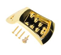KAILIKETIY Mandolin Bridge and Tailpiece Replacement Kit String Triangle Mandolin Accessories Easy Installation Metal Puller for Musical Instrument Maintenance