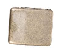 KAILIKETIY Metal Cigarette Case Double-Sided Spring Clip Retro Vintage Style Sturdy Cigarette Storage Holder Portable Outdoor Tobacco Box for Men and Women