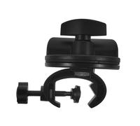 KAILIKETIY Metal Microphone Stand Clip with Adjustable Metal Phone Bracket Clamp, C-shaped Pole Holder for Live Streaming and Desktop Use, Compatible with Ø15mm Rods