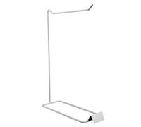 KAILIKETIY Metal Nail Display Stand Stable Base Design and Modular Slots, White Nail Art Holder for Exhibitions and Manicure Showcases, Efficient Sample Switching and Vertical Multilayer