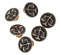 KAILIKETIY Metal Scale Brooch Pin Versatile Accessory with Secure Wear 6pcs Elegant and Stylish Design for Lawyers and Law Students Suitable for Lapel and Coat on Occasions