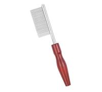 KAILIKETIY Mini Flea Comb for Dogs and Cats, 2x10.5cm Fine Tooth Pet Grooming Tool for Face and Paws, Compact Professional Household Deshedding Comb