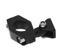 KAILIKETIY Motorcycle Spotlight Mounting Bracket Secure Front Fork Mount Plastic Clamp Enhanced Visibility, Black Motorbike Extension Holder for LED Spotlights for Road Use
