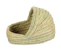 KAILIKETIY Natural Straw Woven Chicken Laying Nest Sleeping House Warm and Breathable Coop for Small Pets Nesting Box for Breeding and Egg Laying Private Shelter for Improved Sleep Quality