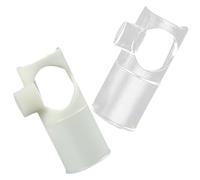KAILIKETIY Nylon Flute Mouthpiece Replacement Good Tone Accuracy 2pcs with Compact and Portable Design for C/d Tone Flute and Educators