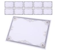 KAILIKETIY of Printable Blank Certificate Paper Writable Award Inner Paper 50 Sheets with Rounded Corners for School Certificates of Completion