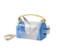 KAILIKETIY Pet Hamster Carrying Box Pet Portable Bag with Visual Observation Window Portable Plastic Case for Outdoor Use Suitable for Hamster and Rat Random Color