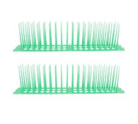 KAILIKETIY Plastic Mat with Spikes 2 Pcs for Gardens Balcony to Keep Cats and Birds Away