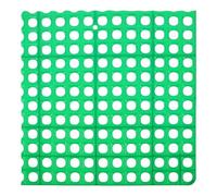 KAILIKETIY Plastic round Hole Rabbit Floor Mat for Small Animals and Guinea Pigs with Footfriendly Design and Even Weight Distribution, Non-slip Green Cage Liner for Bunny Hutch and Small