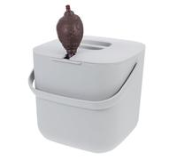 KAILIKETIY Plastic Tea Residue Filter Bucket with Handle Practical and Beautiful Tea Leaf Garbage Can for Home and Hotel Use Random Color