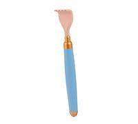 KAILIKETIY Portable Extendable Back Scratcher and Body Massager for Older People Itching Relief Tool with Curved Design Safe Non-Scratch Aluminum Alloy Tube in Sky Blue Travel-Friendly Stress