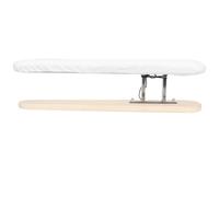 KAILIKETIY Portable Mini Ironing Board with Wooden Stool and White Cotton Cover Tabletop Ironing Rack for Home Use for Laundry and Travel