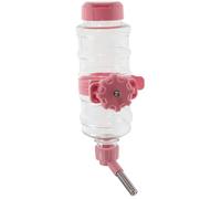 KAILIKETIY Portable Pet Water Bottle 473ml Plastic Hanging Automatic Water Dispenser for Small Animals like Hamsters and Rabbits, Suitable for Transport and Cage Use