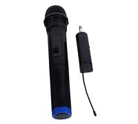 KAILIKETIY Portable Wireless Handheld Microphone Set Easy to Use with Receiver Black Plastic Design Super Long-distance Reception for Karaoke and Stage Performance for Home and Outdoor