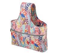 KAILIKETIY Portable Yarn Storage Tote Bag and Knitting Tools with Multi-pockets Design and Reinforced Hand Strap, Organizing Crochet Hooks for Crocheting and Knitting