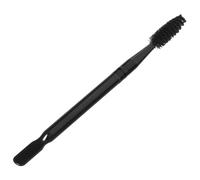 KAILIKETIY Professional Double-ended Eyebrow and Mascara Brush Black Wooden Handle Nylon Makeup Brush for Women Single Piece Eyelash Grooming Cosmetic Tool for Eye Makeup
