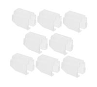 KAILIKETIY Record Player Stylus Covers Compatible with Most Record Player Brands 8pcs White Plastic Replacement Needle Caps Providing Comprehensive Protection for Vinyl
