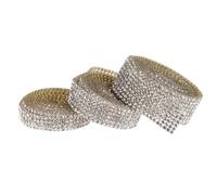 KAILIKETIY Rhinestone Adhesive Ribbons with Eye-catching Super Sparkly Material 3 Rolls Crystal Sparkling Tape for Car Phone Decoration and Hat Accessories