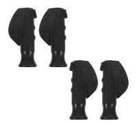 KAILIKETIY Rolling Walker Handle Grips with High Abrasion Resistant Pvc Material Black Replacement 4pcs Senior Walker Accessories and Universal Fit for 20mm Diameter Mobility Devices