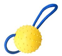 KAILIKETIY Rubber Dog Chew for Training and Interactive Play on Rope with Textured, Sturdy Teeth Cleaning Pet for Dogs, Suitable for Outdoor Use