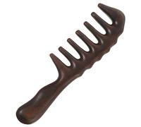 KAILIKETIY Sandalwood Massage Comb for Women Wide Tooth Hairdressing Tool Natural Wood for Thick or Curly Hair Care Health Comb Green Sandalwood