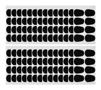 KAILIKETIY Saxophone Mouthpiece Pads Black Silicone Instrument Accessories 50pcs Providing Comfort under Teeth and Protecting Teeth from Scratch for Musicians and Players